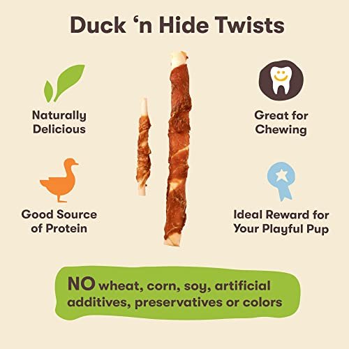 Pet n Shape Duck n Hide Twists Rawhide Dog Treats Review for All Life Stages Pet n Shape Duck n Hide Twists Rawhide Dog Treats Review for All Life Stages